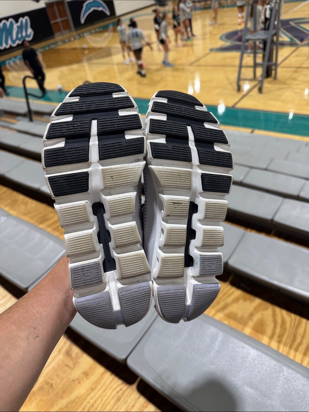 On Running White and Black Women's Athletic Shoes - Picture 8 of 10